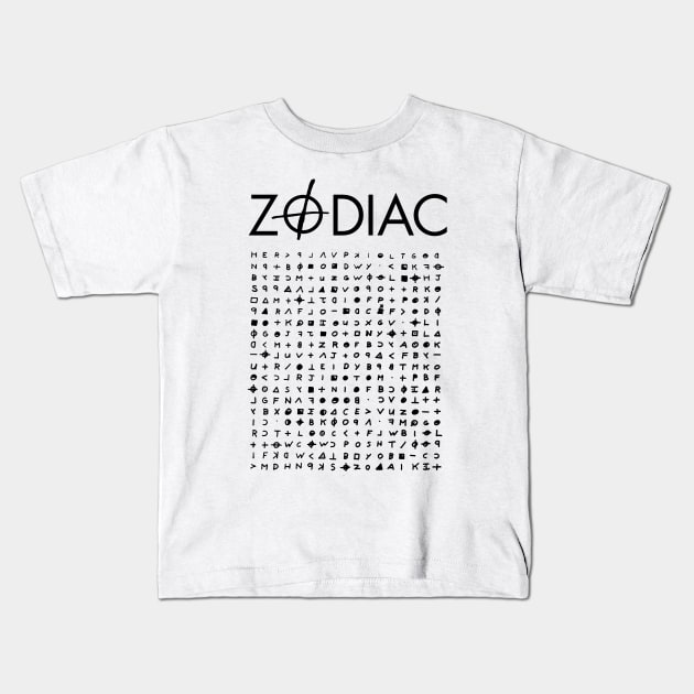 Zodiac killer Kids T-Shirt by valentinahramov